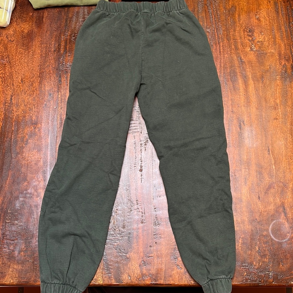 Dark Green Brandy Melville Sweats One Size